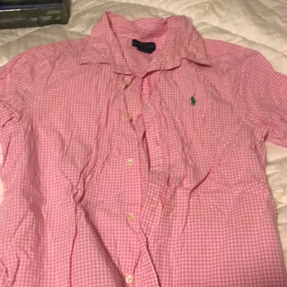 Polo Boys size 18-20 short sleeve button up